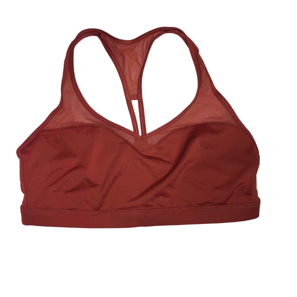 L | Terracotta Mesh Sports Bra